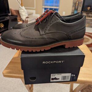 Rockport Means  Size 13 Leather Shoes NWT